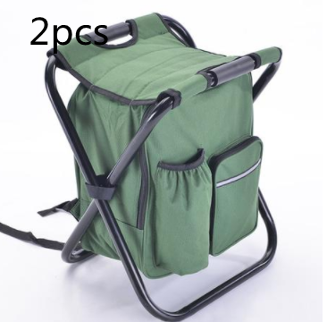 Multifunction Outdoor Folding Chair Ice Cooler Picnic Bags Camping Fishing Stool Backpacking Hunting Rest Chair - Eloy Royal