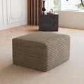 Sofa ottoman ,No Assembly Required,Camel(Plush Corduroy Fabric)