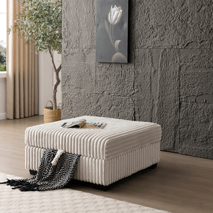 Teddy G00187-O Ottoman  IVORY
