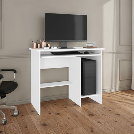 Hartland Desk for Home Office and Study Use, Rectangular Work Desk with Spacious Work Top
