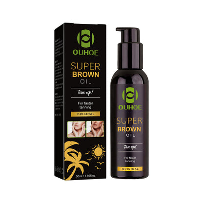 Summer Seaside Sun-aid Dark Brown Bronze Body Self-tanning Oil Moisturizing Skin Moisturizing