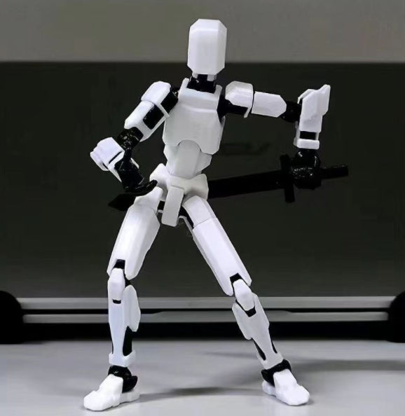 Multi-Jointed Movable Shapeshift Robot 2.0 3D Printed Mannequin Dummy Action Model Doll Toy Kid Gift - Eloy Royal