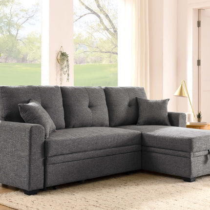76.5' Wide Upholstered Pull-out Sofa Bed