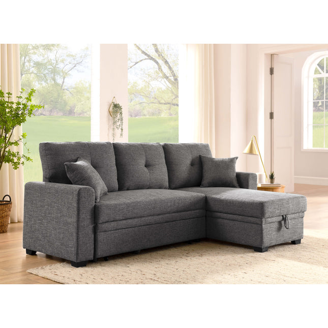 76.5' Wide Upholstered Pull-out Sofa Bed
