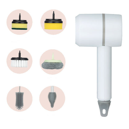 Electric Cleaning Brush Dishwashing Brush Automatic Wireless USB Rechargeable Professional Kitchen Bathtub Tile Cleaning Brushes - Eloy Royal