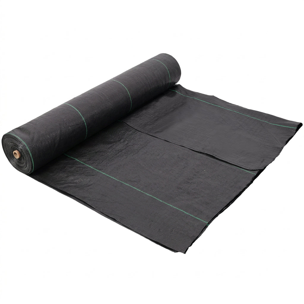 5oz Commercial Heavy Duty Weed Barrier Fabric, 13ft x 60ft, Woven Landscape Ground Cover, Weed Control Garden Fabric,Black