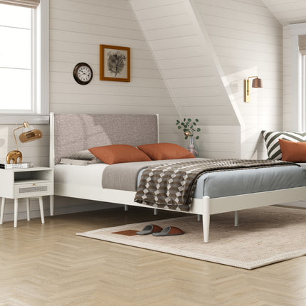 Feeney 3-Piece Bedroom Set, Cream White, Queen