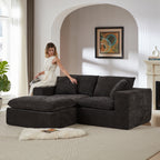 Modern Chenille cloud sofa, freely combinable, comfortable to sit on, suitable for modern living room furniture in homes, apartments, and offices