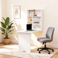 Premium Look Convertible Writing Desk,Wall Mounted Design Office Desk,Floating Gaming Desk,Timeless Style Computer Desk(Only including Office Desk)