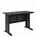 Computer Desk, 47 Inch Office Desk, Gaming Desk Writing Desk Work Desk for Home Office, Study, Modern Simple Desk,Metal Frame Black