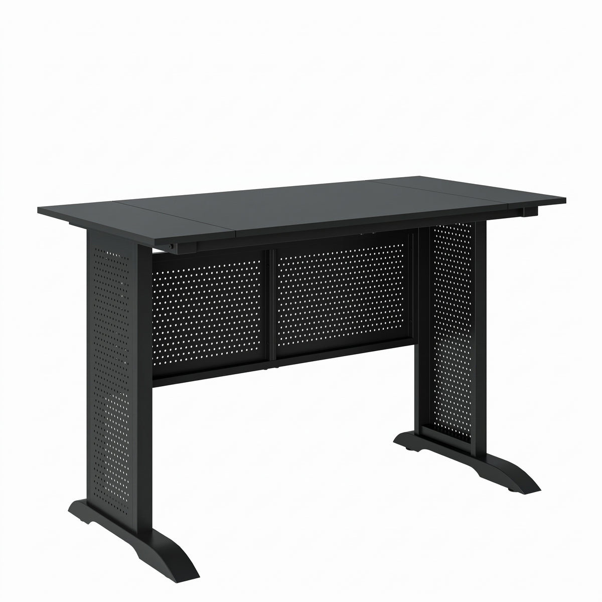 Computer Desk, 47 Inch Office Desk, Gaming Desk Writing Desk Work Desk for Home Office, Study, Modern Simple Desk,Metal Frame Black