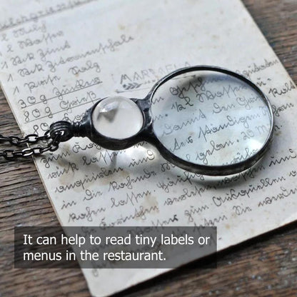 New Mother's Day Magnifying Glass Pendant Necklace - Eloy Royal