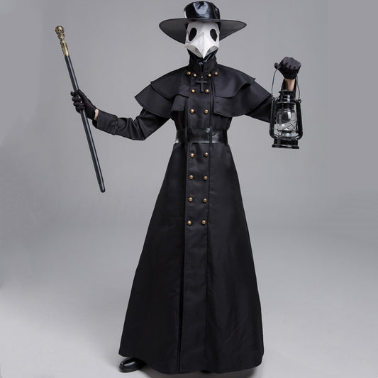 Halloween Dark Dungeon Hero Costume Crow Mouth Plague Doctor Costume