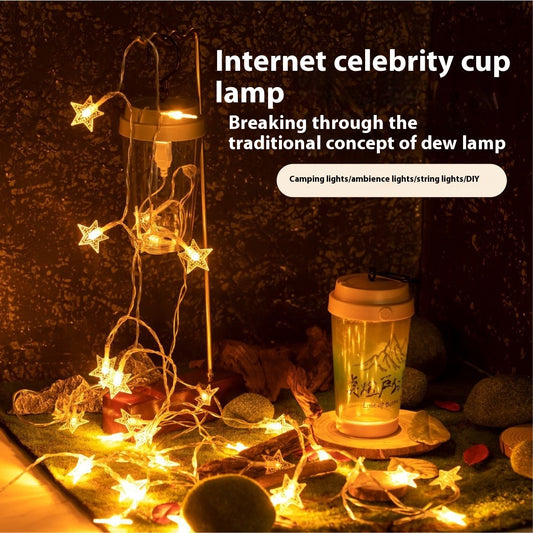 Cup LED Light For Camping Outdoor Waterproof Camping Lamp