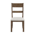 Side Chairs Dining Room Wood Veneer Farmhouse Light Set of 8 gray