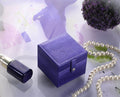 4' Long Travel Jewelry Case, Square Shaped, Azure Blue