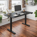 47.25' W Electric Standing Desk, Heigh Adjustable Sit-to-Stand Desk with 3 Memory Presets and Dual Accessory Hooks, Black