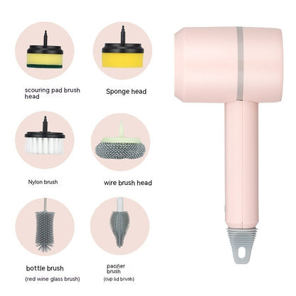 Electric Cleaning Brush Dishwashing Brush Automatic Wireless USB Rechargeable Professional Kitchen Bathtub Tile Cleaning Brushes - Eloy Royal