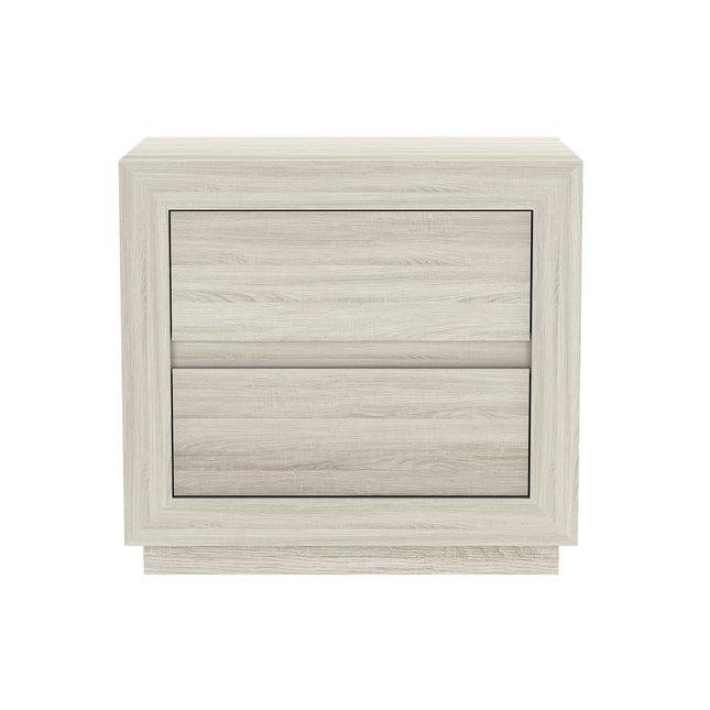 Nightstand in Whitewashed Oak