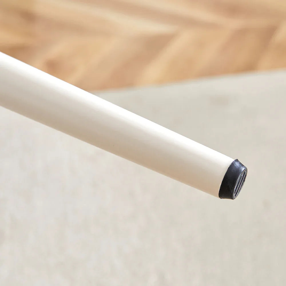 Dining Chairs Set of 4, Comfortable Dining Room Chair, Metal Kitchen Chairs with Leathaire Fabric and High Back (Cream White, Set of 4) - Eloy Royal