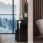 41' Large Size Left Drawer Desktop Vanity Table+Cushioned Stool Dresser Set, 2 AC+2 USB Power Station, Hair Dryer Stand, Extra Large Touch Control LED Mirror, 3-color Switch, EPA, GCC, UL Certificate - Eloy Royal