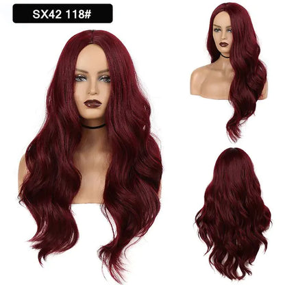 Wavy Middle Part Wigs - Eloy Royal