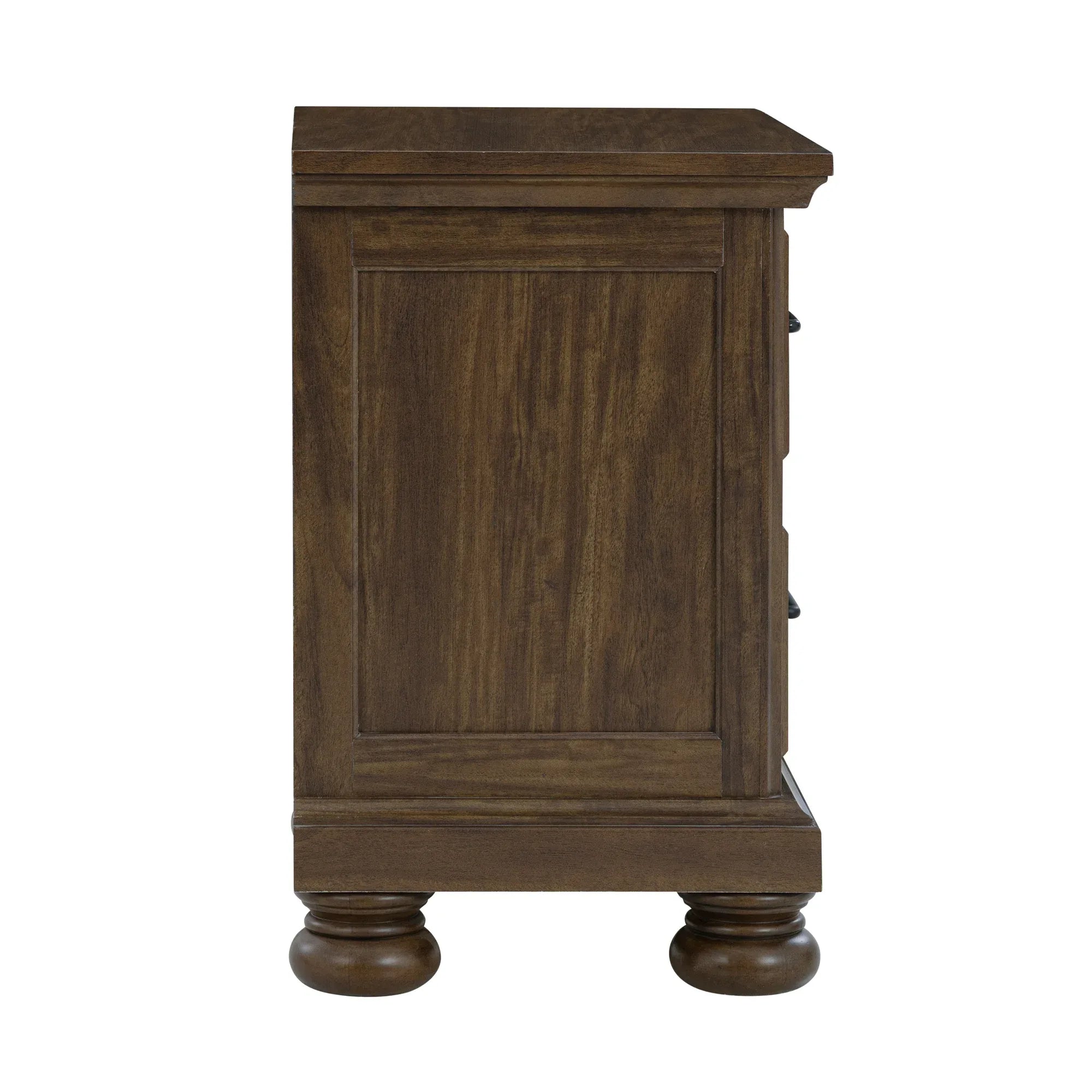 Brown 2-Drawer Nightstand with USB - Eloy Royal