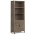 Adora SOLID WOOD Bookcase in Smoky Brown