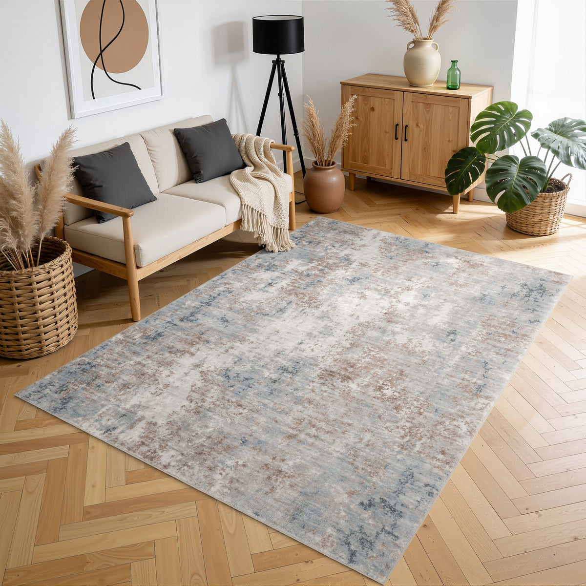 Crystal GC_MET8003 10x14 Multi Area Rug