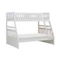 Bed Twin Twin/Twin Bunk Youth Engineered Wood Transitional White