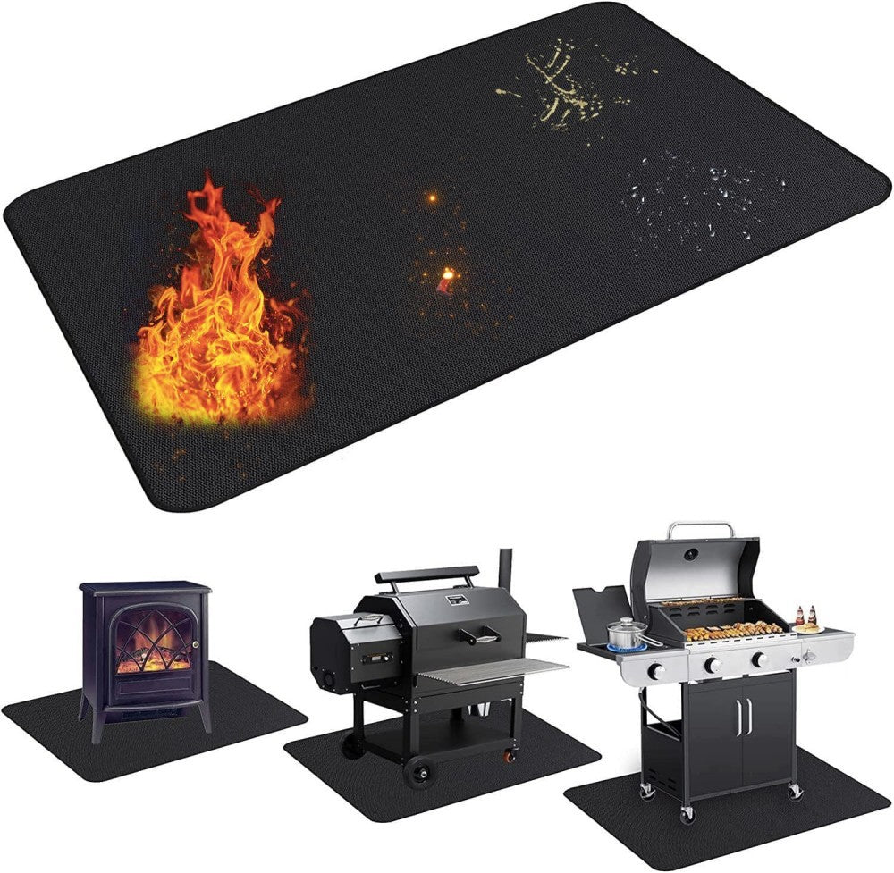65 x 48 inches Under Grill Mat for Outdoor Grill