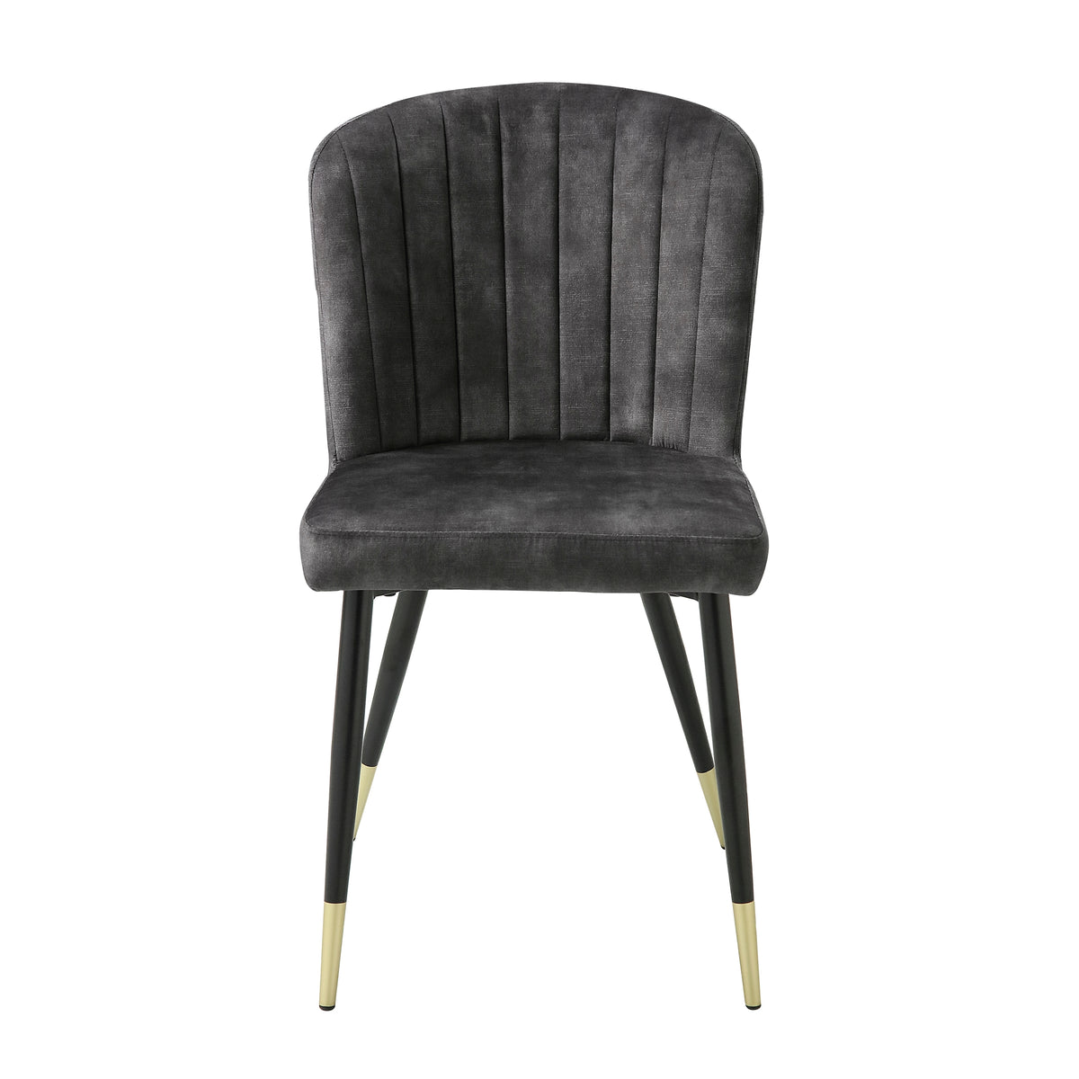 Side Chairs Dining Room Modern Charcoal Set of 8