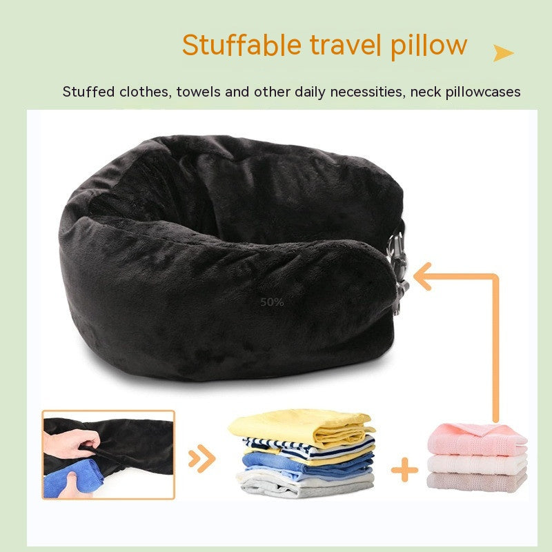 Refillable Travel Neck Pillowcase Buggy Bag - Eloy Royal