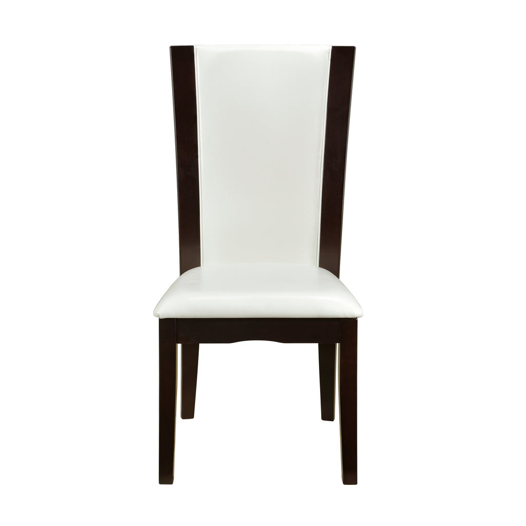 Arm Chairs Dining Room Wood Veneer Set of 10 White