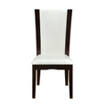 Arm Chairs Dining Room Wood Veneer Set of 10 White