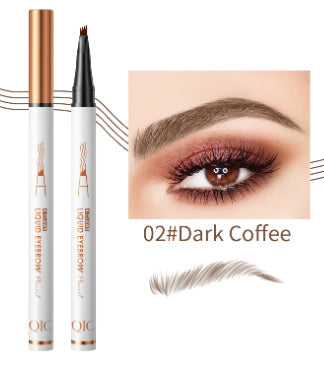 Four-fork Eyebrow Pencil Waterproof Sweat-proof Not Smudge