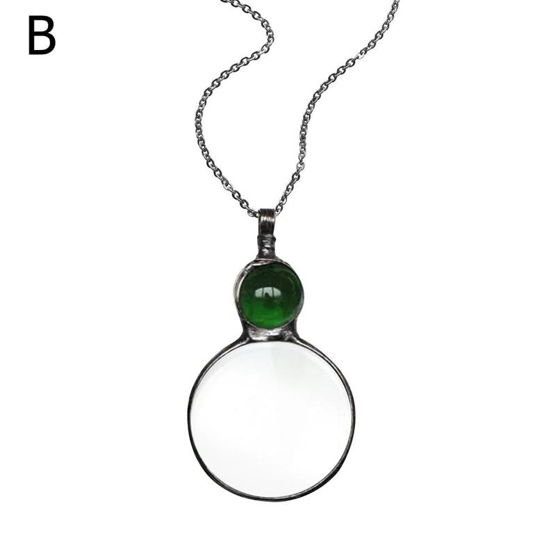 New Mother's Day Magnifying Glass Pendant Necklace - Eloy Royal