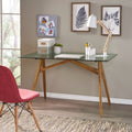 Computer Desk Home Office Desks,Large Office Desk, Modern Computer Desk Conference Table Meeting Room Table, Business Furniture for Home Office, Natural Color (Original SKU:61115.00)