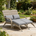 Outdoor High-Back Chair,Garden Wicker Chair,2 Person Fire Pit Chair,Lounge Chair