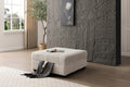 Teddy G00187-O Ottoman  IVORY
