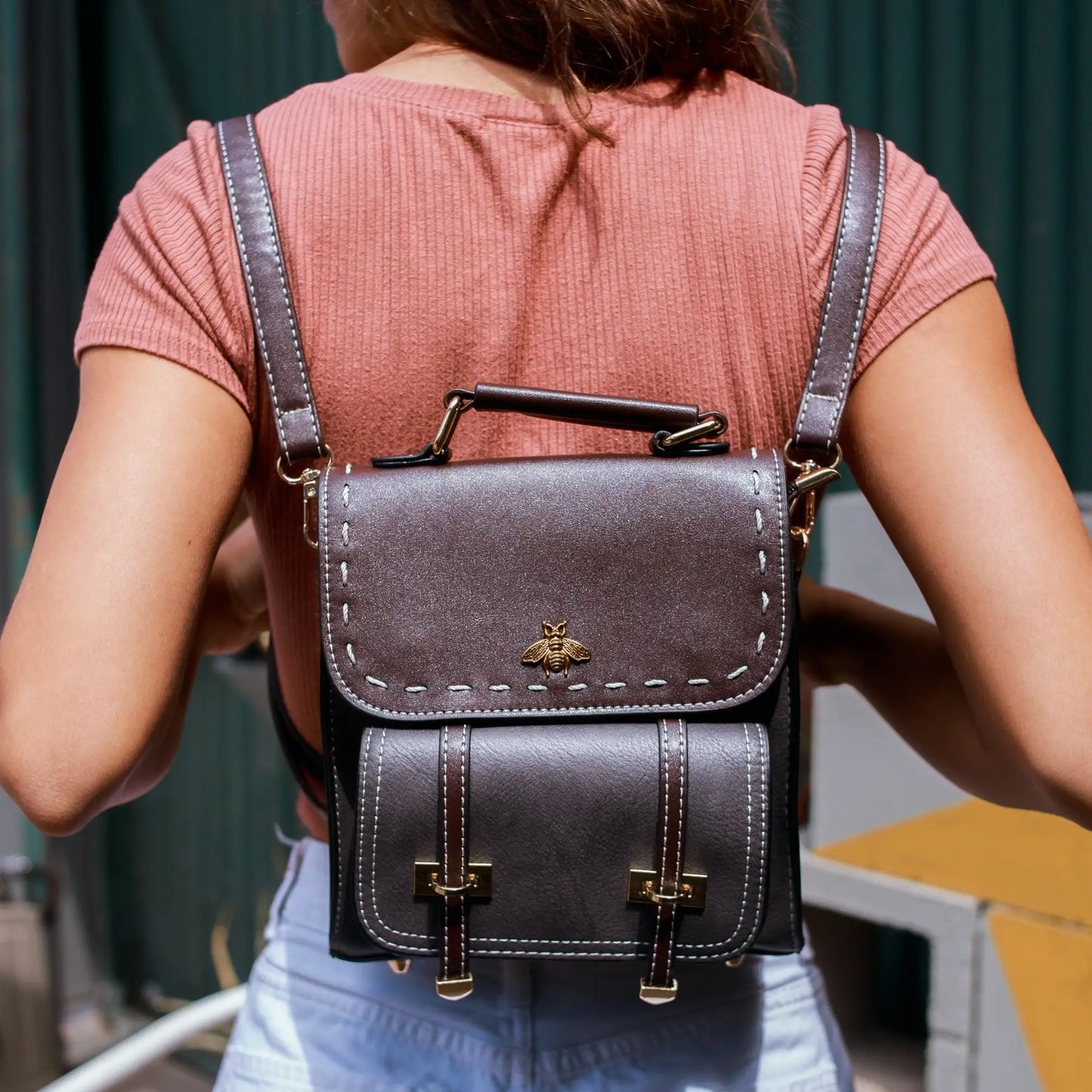 Bumblebee Leather Backpack - Eloy Royal