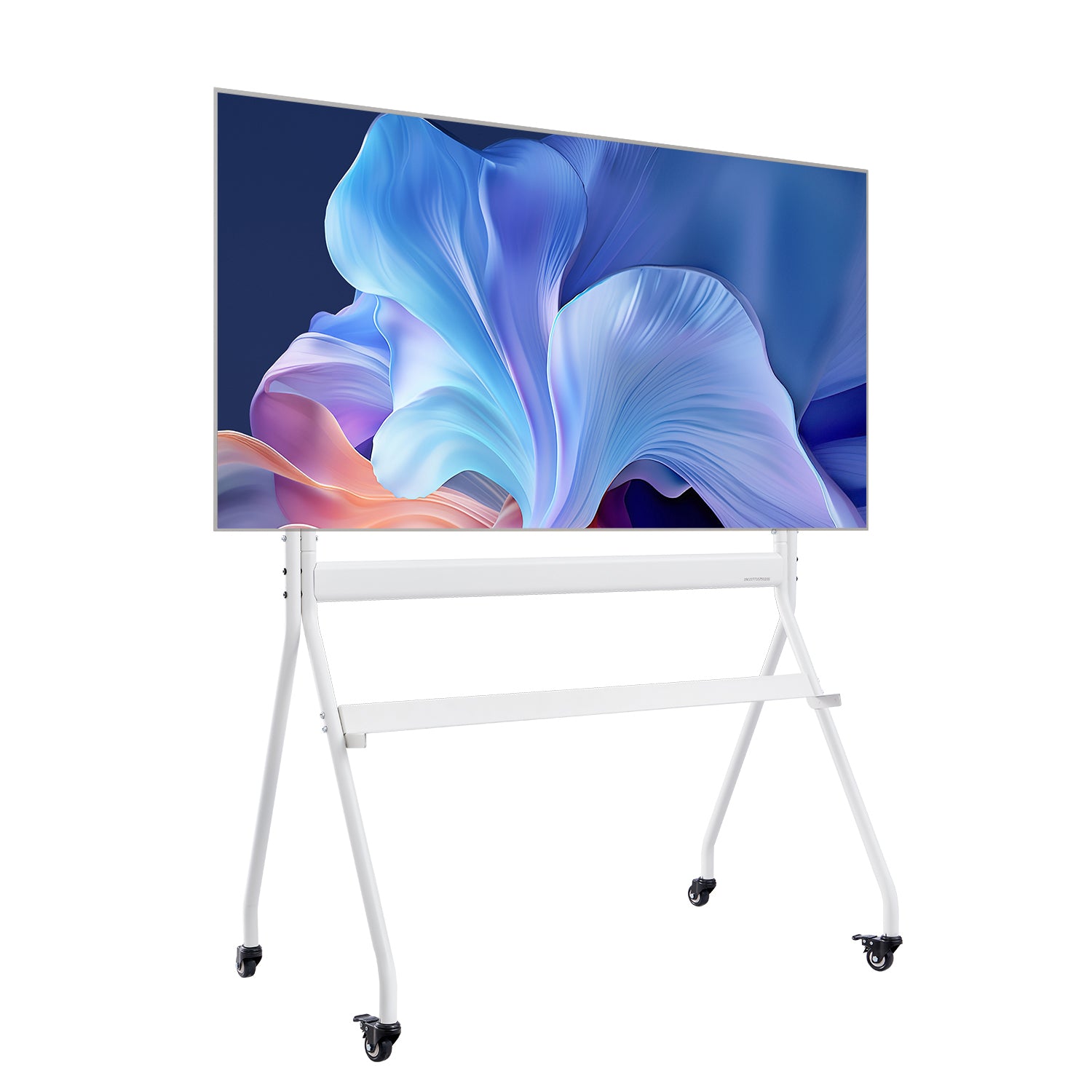 Rolling TV Stand, Mobile TV Cart for 35-100 Inch LED/LCD/OLED Flat/Curved TVs, Portable Monitor Stand with Wheels Hold up to 198 lbs for Living Room, Bedroom, Office, Outdoor, Max VESA 800x600mm