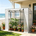 Outdoor Small Greenhouse with Roll-up Door,Portable Greenhouse,Walk-in Greenhouse