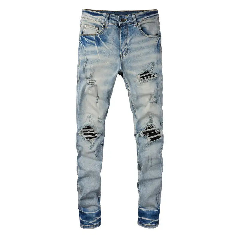 Ripped Patch Jeans - Eloy Royal