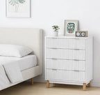 Contemporary Style Closet Dresser,4 Drawer Double Dresser for Your Home