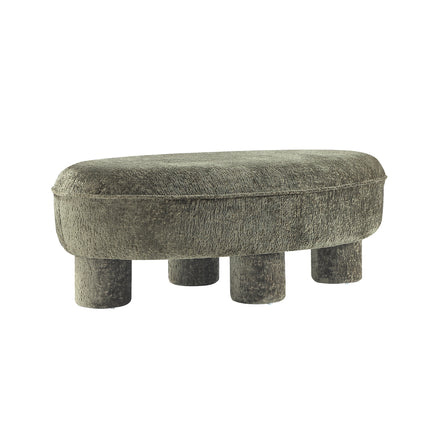 Accent Ottoman in Olive Green