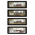 'Season's Collection' 4-Piece Vignette by Billy Jacobs, Black Frame