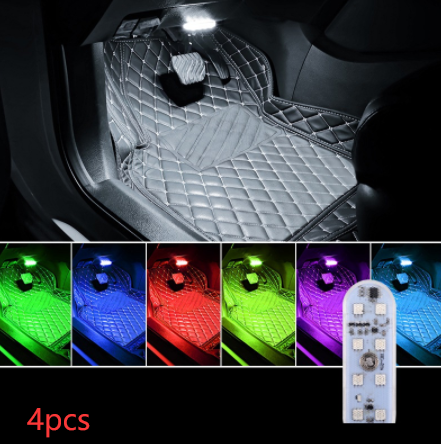 Touch-sensitive Usb Charging Atmosphere Lamp In Car - Eloy Royal