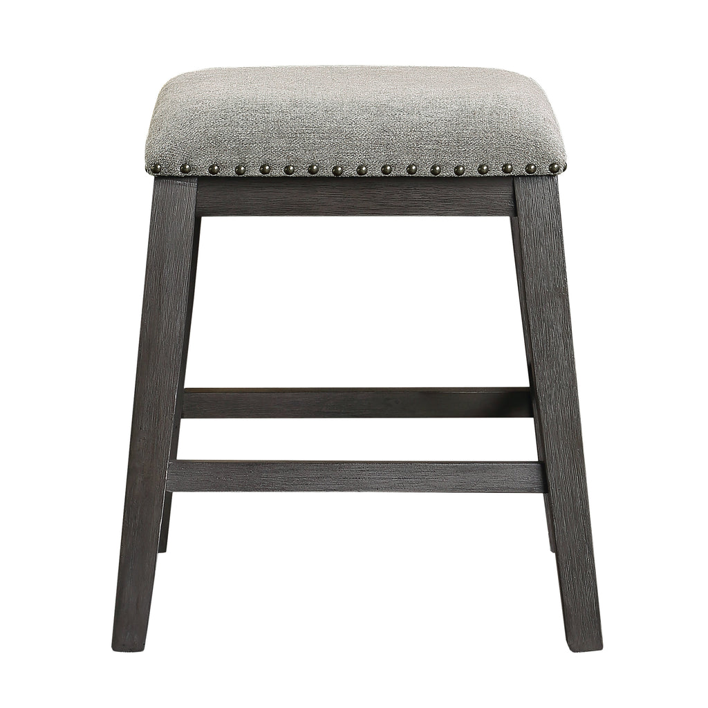 Stool Counter Height Dining Room Wood Veneer Gray