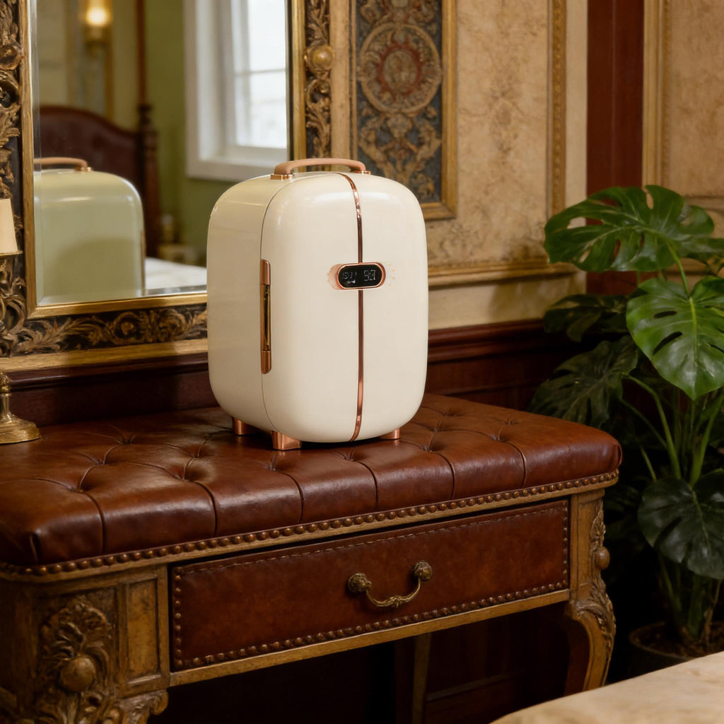 Cosmetics Mini Fridge,Portable Skincare Fridge,Small Refrigerator Cooler,Beauty Fridge